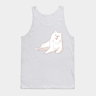 Cute Samoyed dog drawing Tank Top